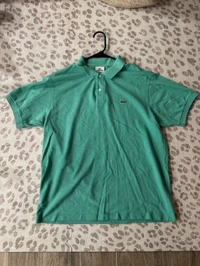 Lacoste Green Crocodile Polo Shirt